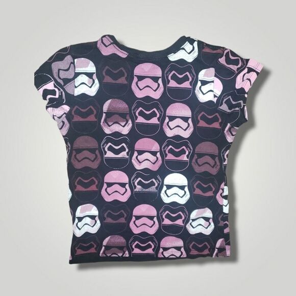 DISNEY STAR WARS Graphic T-Shirt Storm Troopers Black short sleeve L 10 … - Picture 4 of 5